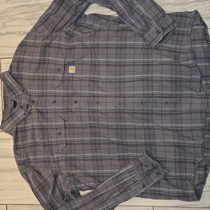 Carhartt Gray Plaid Men's Shirt